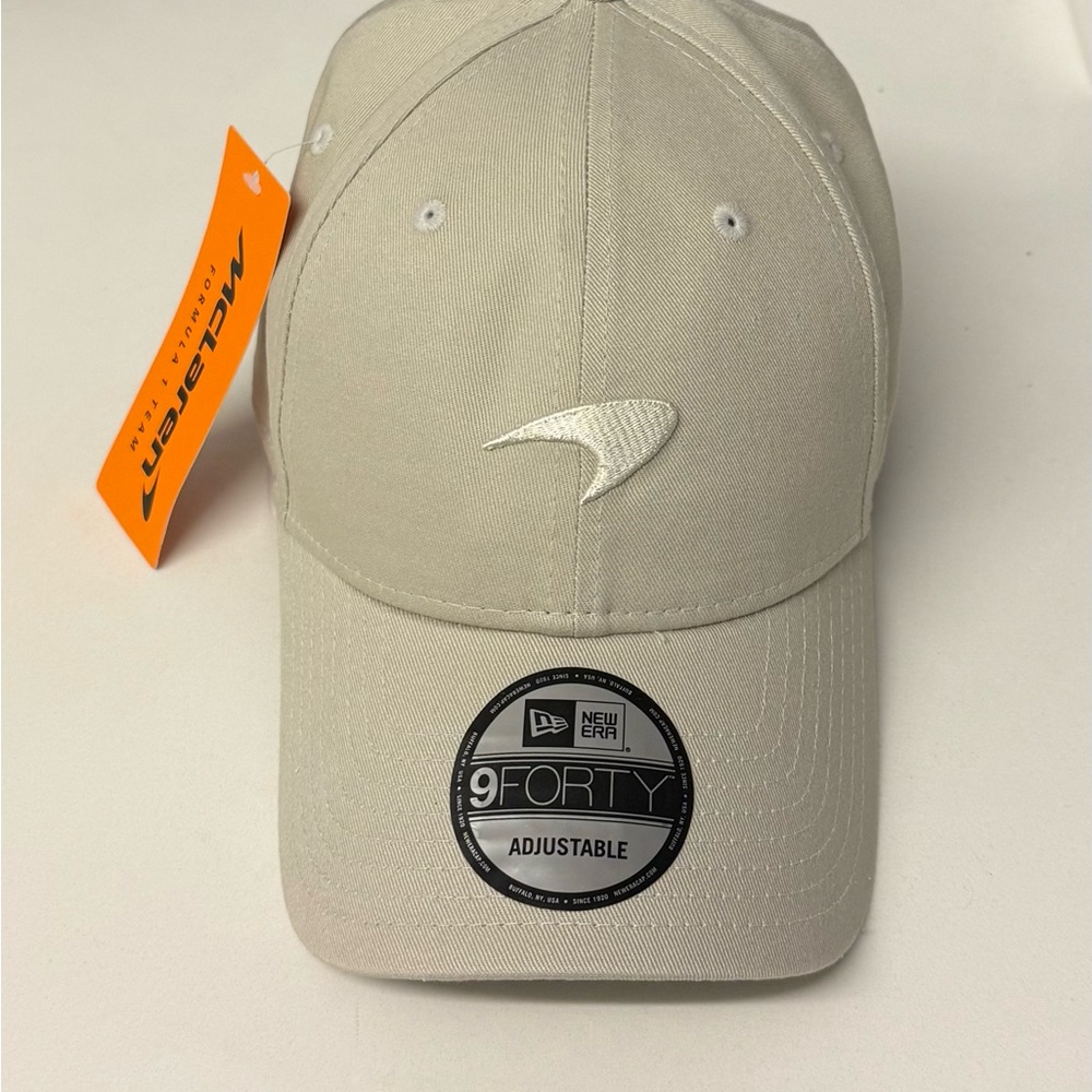 McLaren Racing F1 New Era Beige 9FORTY Adjustable Cap